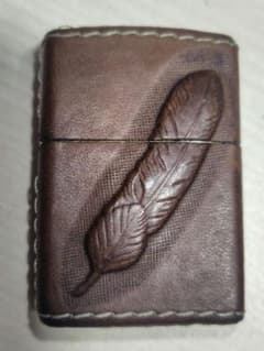 ZIPPO TADY&KING フェザー革巻 2001年製のサムネイル