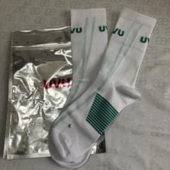 UVU ランニングソックス ホワイト系 L/XL