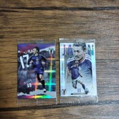 サッカー日本代表 トレーディングカード 田中碧 前田大然 2枚セットのサムネイル