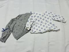 長袖 トップス 2点セット リボン 花柄のサムネイル