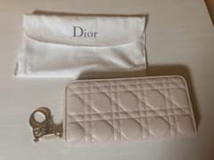 Dior ピンク ラムスキン 長財布のサムネイル