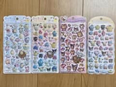 【正規品】うるちゅるPOPシール コットンパフィ サンリオ 4点セットのサムネイル