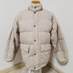 격레어 90s 올드 유니클로 새 태그 다운 재킷 베이지 M 헌옷