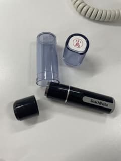 Shachihata コンパクト印鑑 黒 小島のサムネイル
