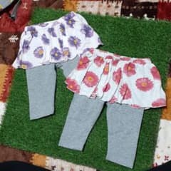 花柄レギンス2枚セットのサムネイル