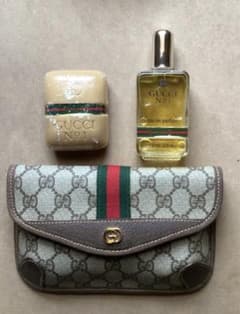 GUCCI ポーチ 香水 石鹸 GUCCI グッチ 香水 せっけん ポーチセット - メルカリ