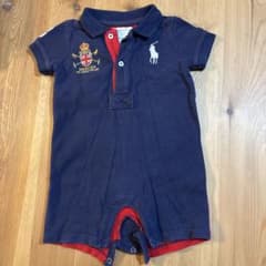 Ralph Lauren ネイビー ポロロンパース 6Mのサムネイル