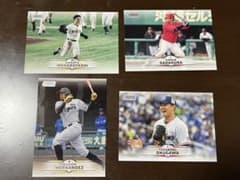 Topps Stadium Club プロ野球カード 4枚セットのサムネイル