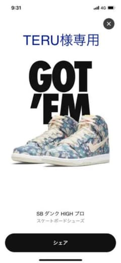 NIKE SB ダンク HIGH プロ  Hawaii  28cm ダンクハワイのサムネイル