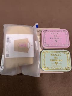 カフェタナカ ボールアンドチェーン コラボ ベージュ クッキー缶2個