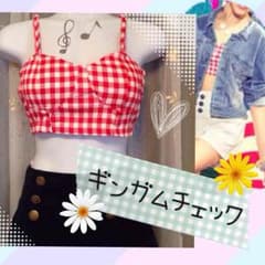 GRLグレイル❀S Cawaii!掲載❀トリンドル着用❀ギンガムチェックビスチェのサムネイル