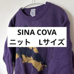 【人気‼️】SINA COVA シナコバ 毛100% 厚手ニット セーター 古着のサムネイル