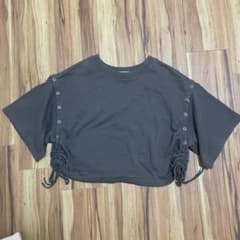 jouetie ダークグレー　クロップドTシャツ Mのサムネイル