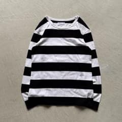 agnes b ボーダーロンT agnes b. black white border l/s ボーダー ロンt - メルカリ