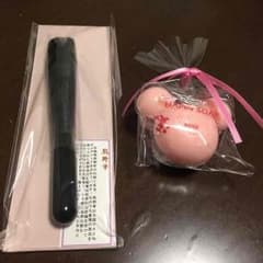 送料込 新品未使用 熊野筆 メイク道具 ブラシ 石鹸おまけ付のサムネイル