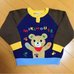 最終値下げ！ミキハウス★プッチー セーター 90cm トレーナー長袖 冬物のサムネイル