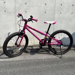 直接引き取り】ヨツバサイクル20インチクリスタルピンク 屋内保管 純正