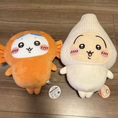 ちいかわ　カレーのお供たち　BIGぬいぐるみ　ハチワレ　うさぎ　２体セット