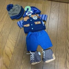 ジェラトーニ　衣装　ディズニー　シー　ぬいぐるみ　服　ニット　靴　フー冬服のサムネイル