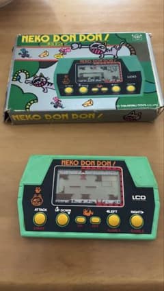タカトクトイス LSIゲーム ネコドンドン！ 外箱・内箱付き 動作確認