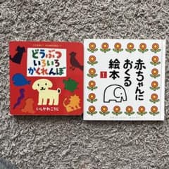 どうぶついろいろかくれんぼ 赤ちゃんにおくる絵本 2冊セットのサムネイル