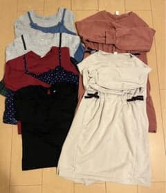セット売り6点 長袖ワンピース 長袖トップス 120のサムネイル