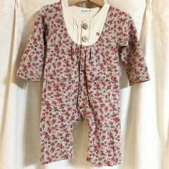 【RAG MART】お値引き中★小花柄ロンパース80サイズのサムネイル