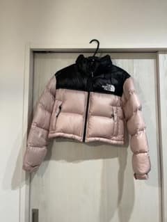 THE NORTH FACEダウンジャケット ピンク ショート丈 ヌプシのサムネイル