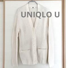 UNQLO U プレミアムラムリブVネックカーディガンのサムネイル