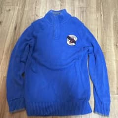 TOMMY HILFIGER ハーフジップ ニット ブルーのサムネイル