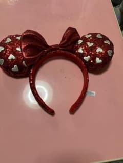 D子さん専用　ディズニー　ミニー　カチューシャ　スパンコールのサムネイル