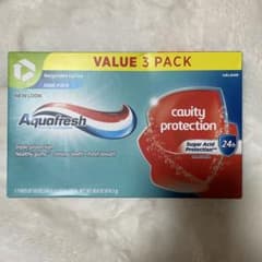 Aquafresh アクアフレッシュ クールミント 158g 3本セットのサムネイル