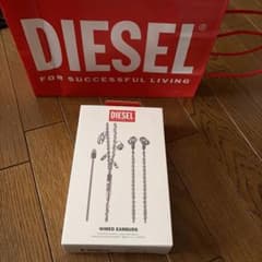 新品未開封 DIESEL Wired Earbuds シルバー 有線イヤホン - メルカリ