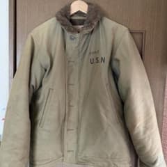 【vintage実物】アメリカ軍　n1デッキジャケット　実物　ヴィンテージのサムネイル