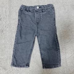 petit main ベビー パンツ 80cm グレー　デニムのサムネイル