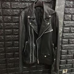 CIVARIZE 黒 ラムレザー ライダースジャケット サイズ 48 - メルカリ