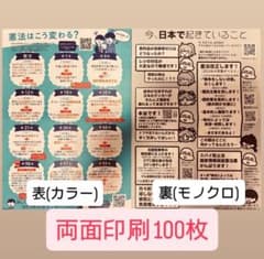 【説明要確認】ポスティング用チラシ 100枚のサムネイル