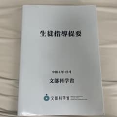 生徒指導提要　令和4年12月のサムネイル