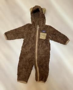 美品】patagonia パタゴニア クマ耳ロンパース 6-12M(80cm) - メルカリ