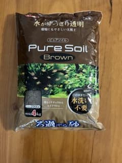 GEX Pure Soil Brown 4kg 水槽用ソイルのサムネイル
