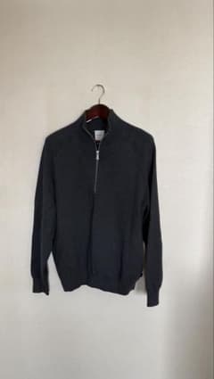 Calvin Klein ハーフジップ スウェット ダークグレー Mのサムネイル