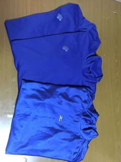 さらに…お値下げ!!青 アンダーシャツ DESCENTE＆MIZUNOのサムネイル