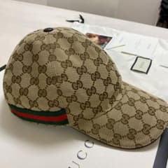 Macさん専用　GUCCI キャップ　XL オリジナルGGキャンバスのサムネイル