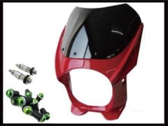 台湾製ビキニカウル180φ レッド M8取付けボルト/スクリーンボルトグリーン 台湾製ビキニカウル180φ レッド M8取付けボルト/スクリーンボルト
