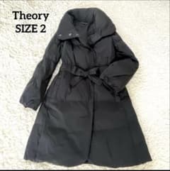 超美品】セオリー ロングダウンコート ショールカラー Aライン サイズ2
