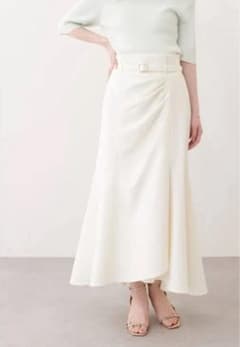 新品タグ付き【natural couture】ドレープデザインマーメイドスカートのサムネイル