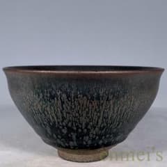 中国古美術・宋建窯風・曜変七彩天目茶碗・小碗・抹茶碗・茶道具