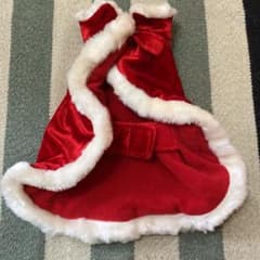 ペット用クリスマスマント　Sサイズ　⓶のサムネイル