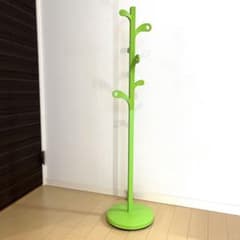 【美品・良品・廃盤品】山崎実業 ポールハンガー リーフ グリーン キッズハンガー m32247336519_1.jpg?1784885897