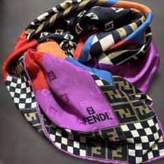 美品 FENDI フェンディ スカーフ - メルカリ